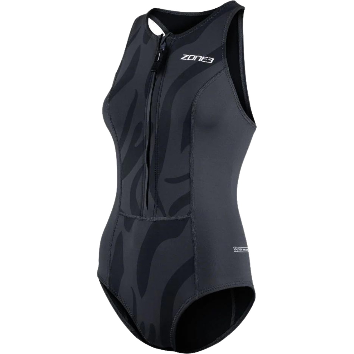2025 Zone3 Womens Yulex Sleeveless Swimsuit NA24WYSS101 - Black